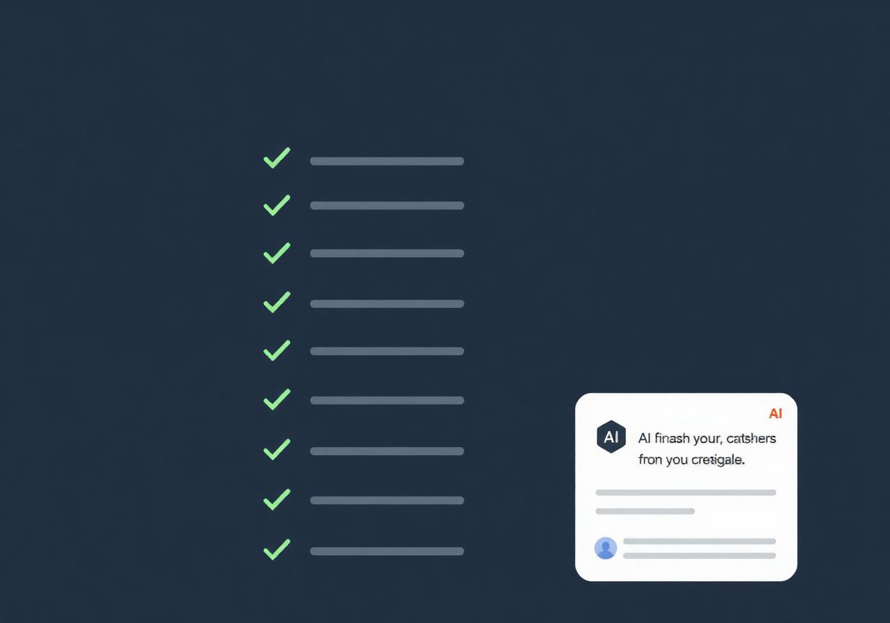 Checklist GEO validée point par point face à une réponse d'IA citant ses sources